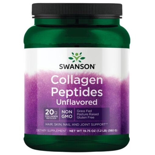 SWANSON Peptydy kolagenowe  bez smaku 560g
